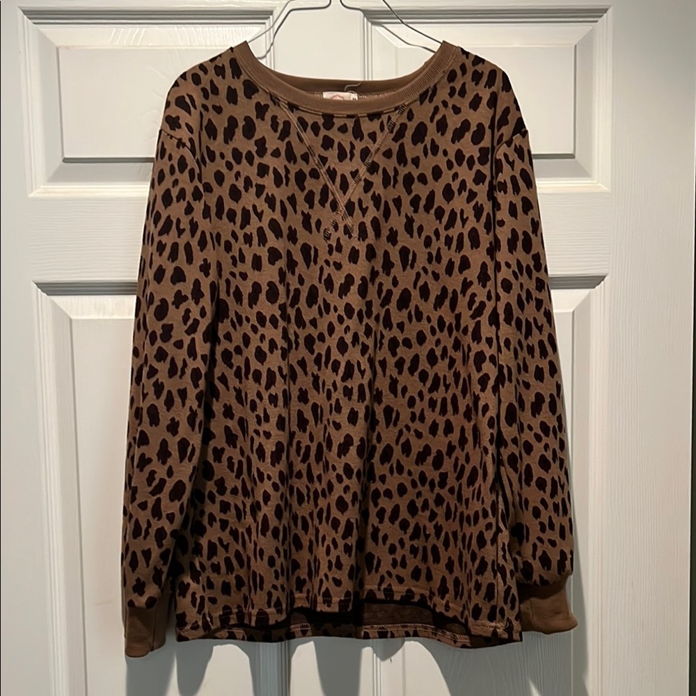 Leopard Print Women's Sweater